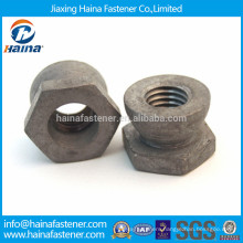 Carbon steel Hot Dip Galvanised security shear nut